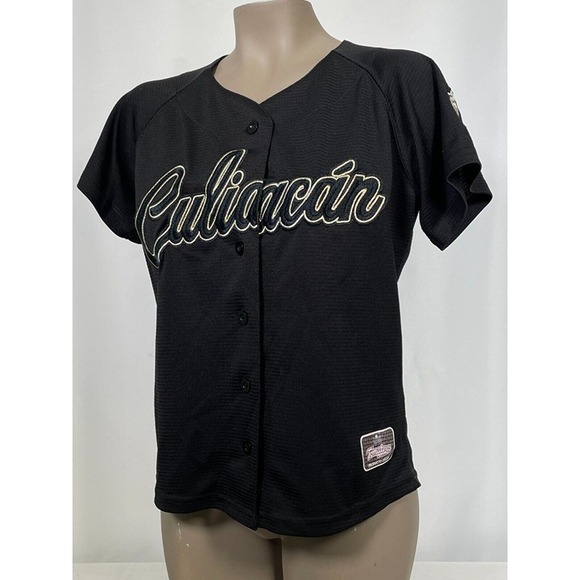Tomateros de Culiacan Black Baseball Jersey Women's LARGE - Picture 6 of 12